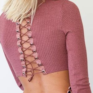 Cropped Sweater Top